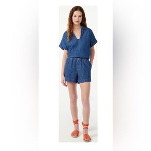 Women’s denim Top & Bottom Set - Size Medium